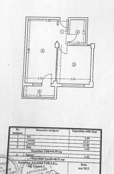 Apartament cu 2 Camere De Vanzare | Tomis Plus | Etaj Intermediar - 8