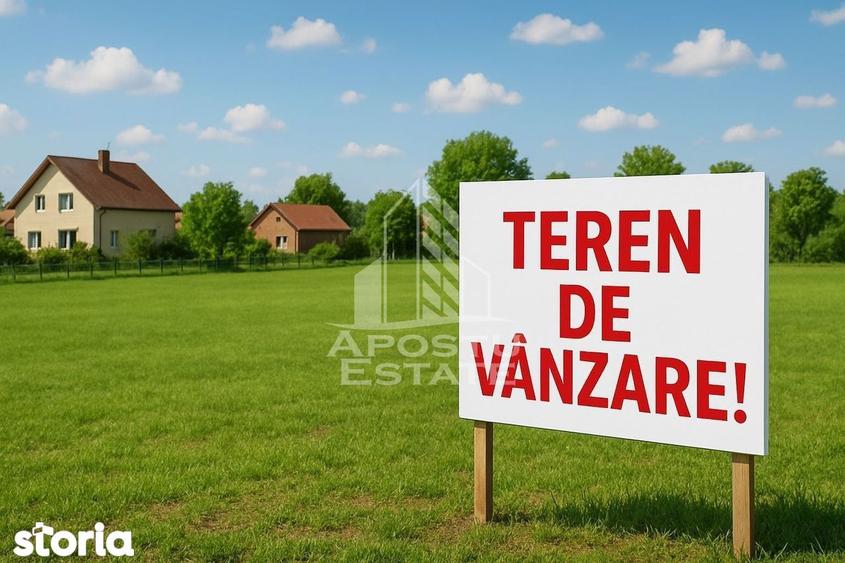 Teren de vanzare, 906 mp, Utvin, Timis - 1