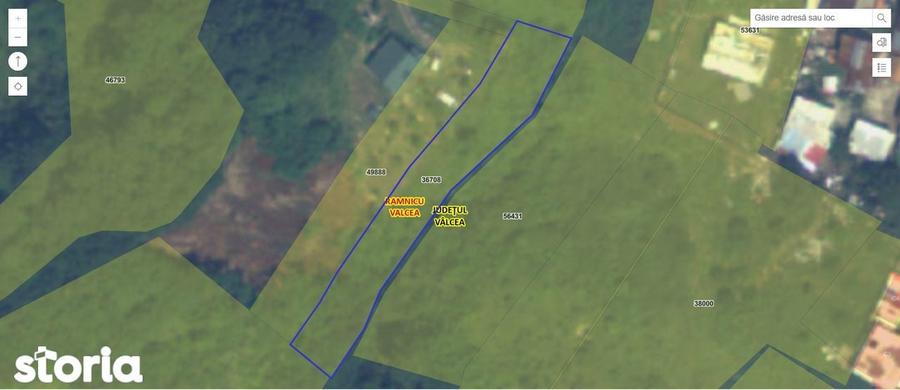 Teren intravilan Rm. Valcea, str. Morilor 1.070 mp - 2