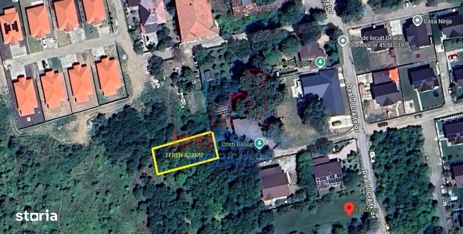 Dealul Craitelor Visan - Barnova TEREN 828mp intravilan loc de casa - 1
