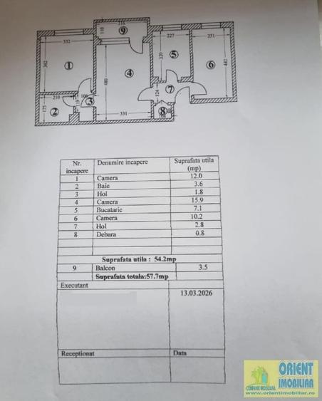 Tomis 3, apartament 3 camere, etaj 3, vanzari Constanta - 1