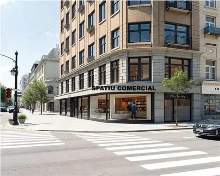 Spatiu Comercial CETATE Stadion 100 mp Finisat Vitrina Vad Potential 2 Accese - 1