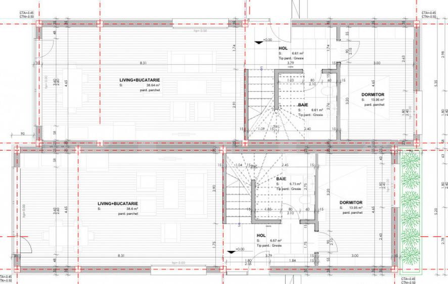 Duplex 129 mp, teren 240 mp, la 10km de Cluj - 2