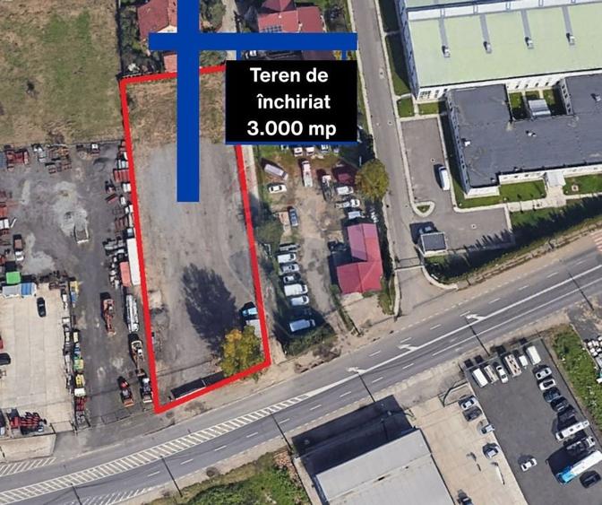 Teren de închiriat – 3.000 mp+ – la bulevard principal - 1