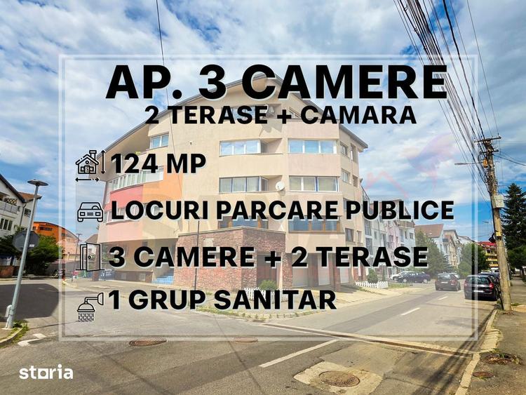 Ap. 3cam. | Valea Aurie | 124mp | 2 Terase | Vedere Panoramica | VIDEO - 17