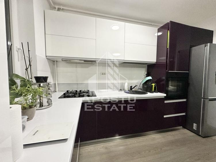 Apartament cu 3 camere complet mobilat si utilat in Giroc langa ESO. - 6