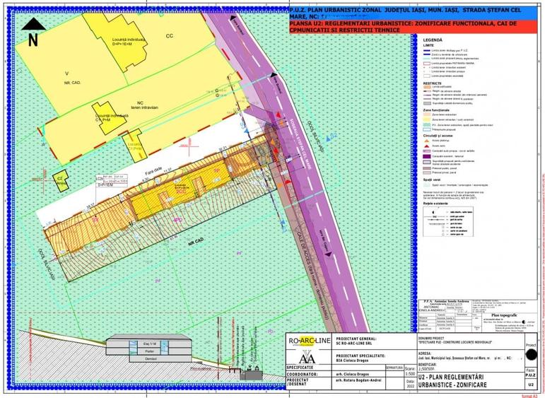 Copou - Teren intravilan 1853 mp PUZ in lucru 3 locuinte - 3