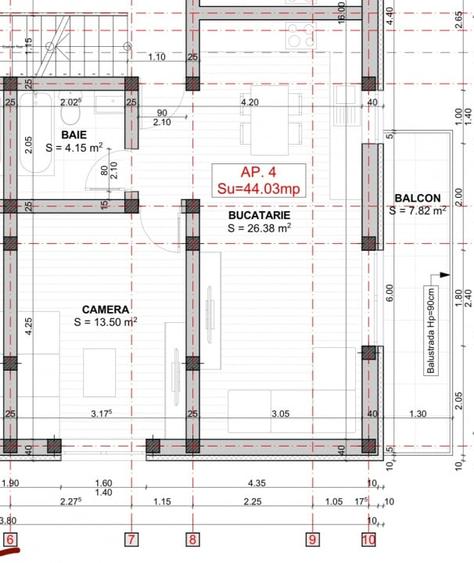BLOC CU LIFT, APARTAMENTE CU 2 CAMERE, ZONA ESSO - 6