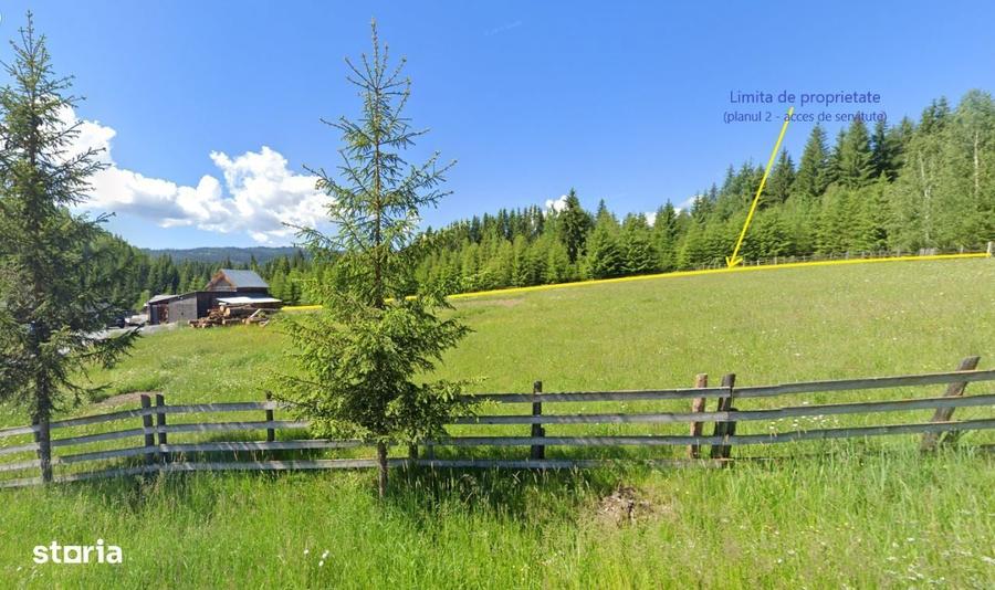 Vatra Dornei - Saru Dornei, Teren S = 6450 mp; 13 km de Vatra Dornei - 9