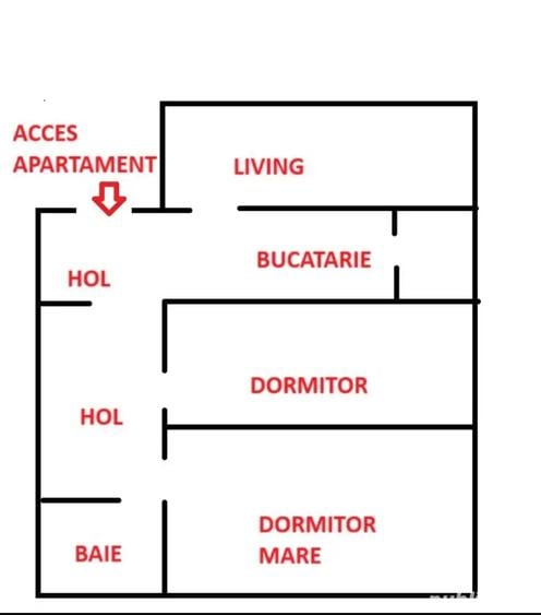 De inchiriat Ap 3 camere decomandat Lipovei - 7