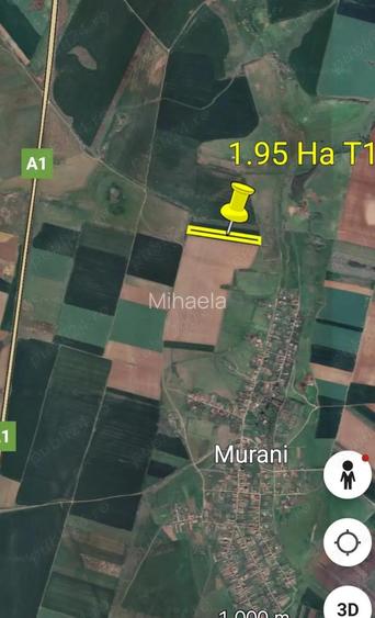 Vand teren Pischia Murani