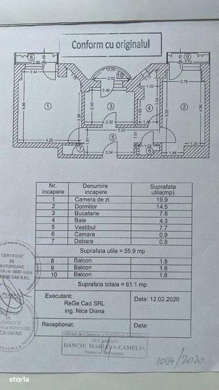 De inchiriat :Apartament 2 camere, ultracentral, Unirii Fantani - 5