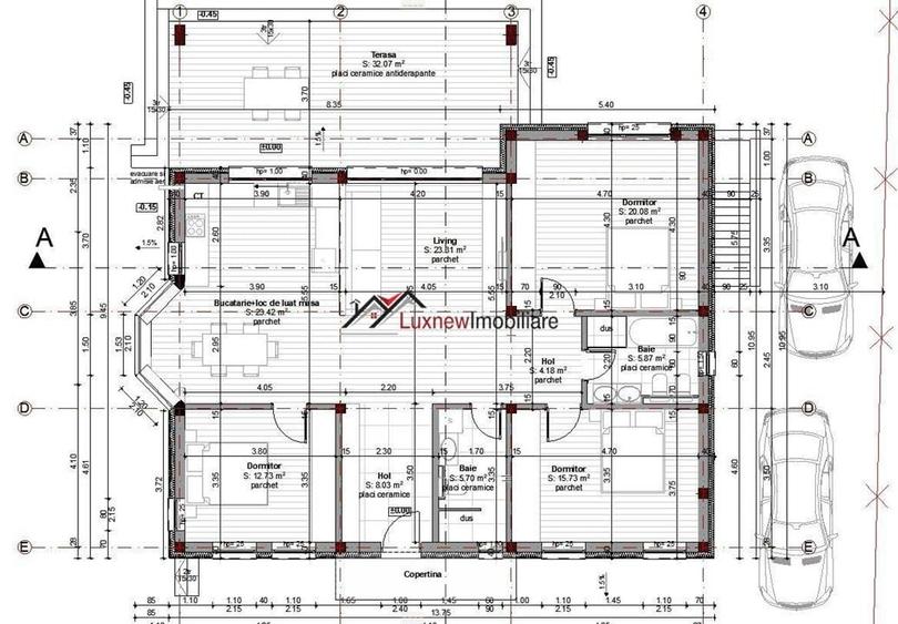Comision 0%! Casa individuala semifinisata 120 mp utili + terasa 35 mp in Popest - 2