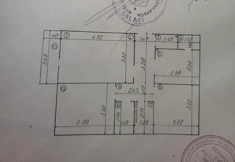 Apartament cu 3 camere de vanzare in zona Mazepa 1, Gala?i - 10