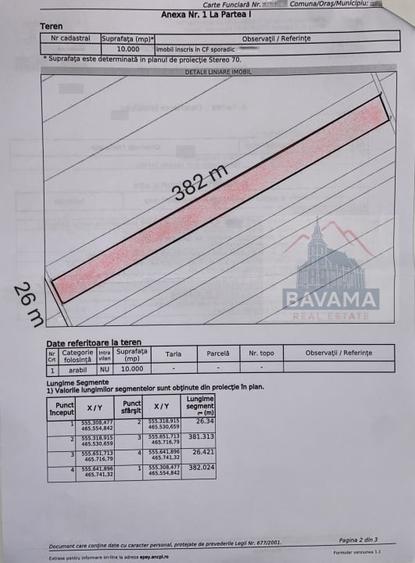 Teren Construcții extravilan de 10000 mp, în Hărman