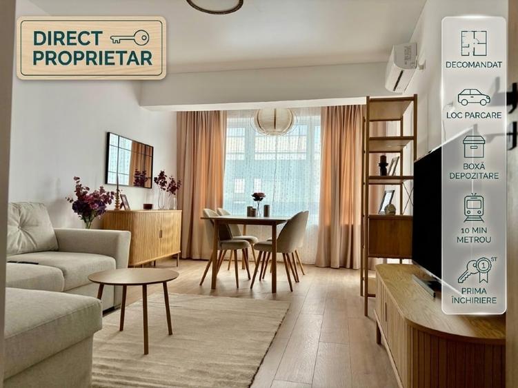 Apartament cu 2 camere decomandat, mobilat în Apărătorii Patriei