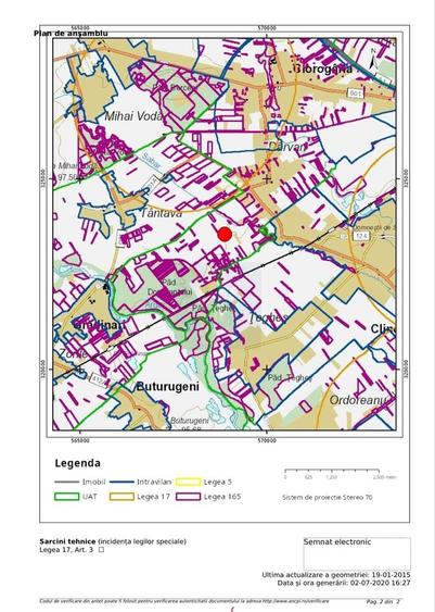 Teren de vânzare *COMUNA CIOROGARLA, DARVARI - 2