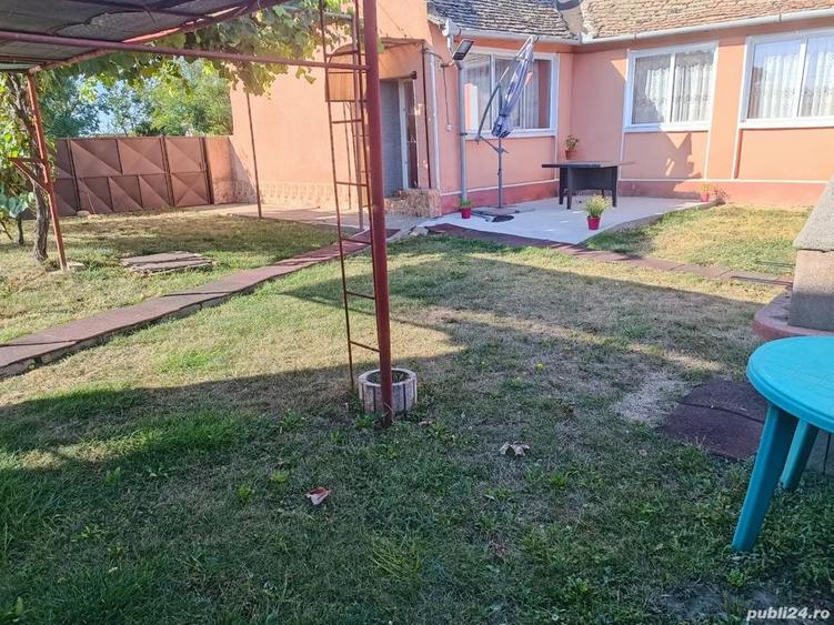 Vand sau schimb cu apartament casa caramida+ vaiuga + teren pentru casa in com. Livezile jud.Timi?. - 1