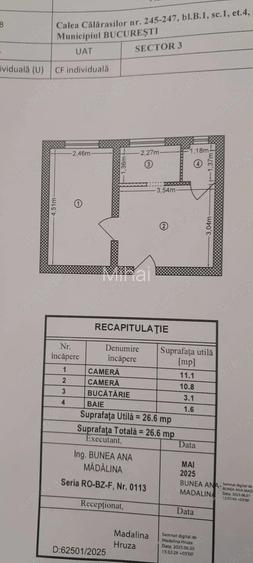 Vand apartament cu doua camere Vand apartament cu doua camere