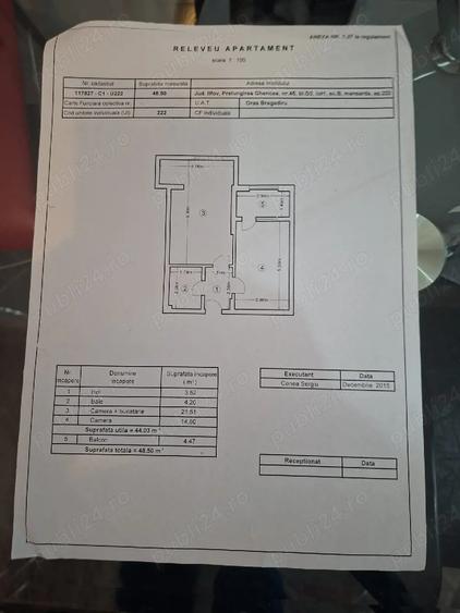 Proprietar,vand apartament 2 camere 64,800 - 2