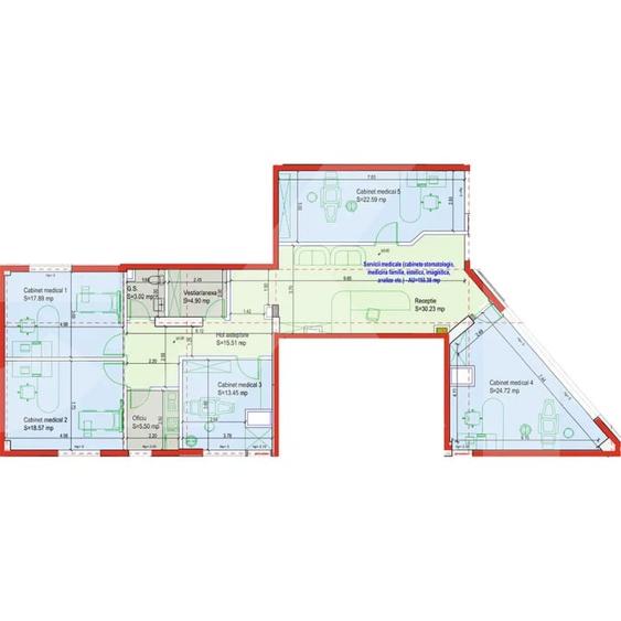 Spatiu Comercial, Strada Burebista, 162mp, 0% COMISION - 1