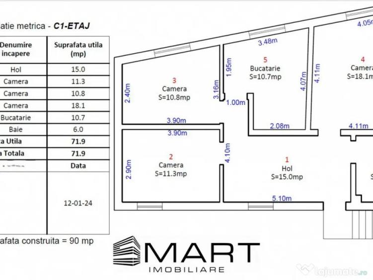 Casa individuala 150mp cartier Strand - 3