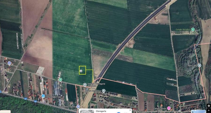 Teren intravilan Ciorogarla, 500 mp, deschidere 20 ml - 1