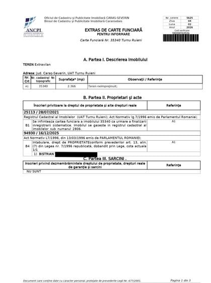 Teren 2.366 mp Zervesti drum principal spre Muntele Mic - 4