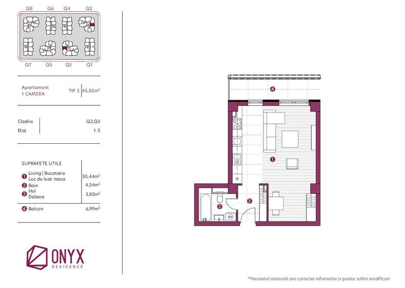 Dezvoltator - Onyx Residence, apartament premium 1 camera - 12