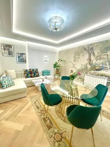 Apartament deosebit 4 camere Pia?a Romana, renovat mobilat nou, design premium - 4