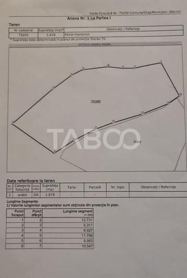Teren intravilan de vanzare in Sasciori jud Alba - 4