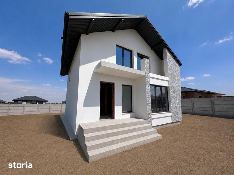 Casă cu 4 camere cu Teren 375 Mp în Clinceni