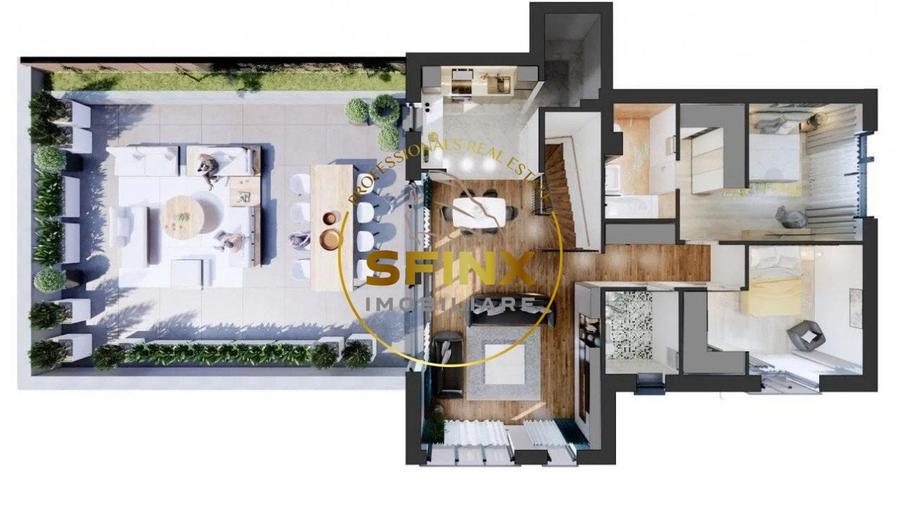 Penthouse de vanzare 242 mp totali Hils - 7
