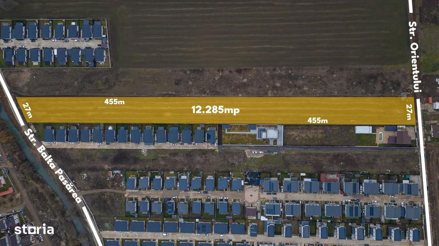 Teren intravilan, 12.200 mp, toate utilita?ile, zona de case, Tunari - 7