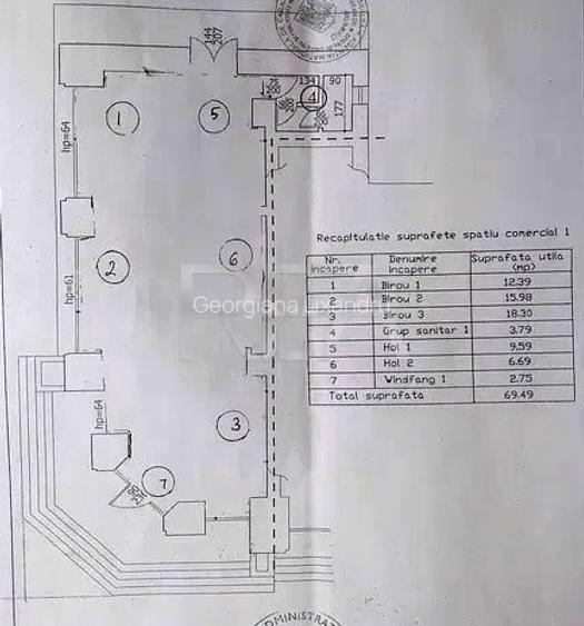 Spatiu Comercial  Unirii – Randament 7 % Chirias Activ