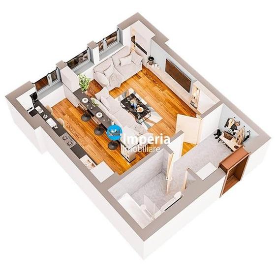 Proiect Deosebit, zona Dacia- Pacurari, aparament 1 camera - 11