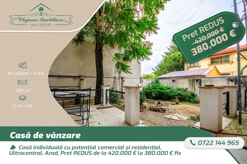 Casa individuala cu potential comercial si rezidential, Ultracentral, Arad - 18