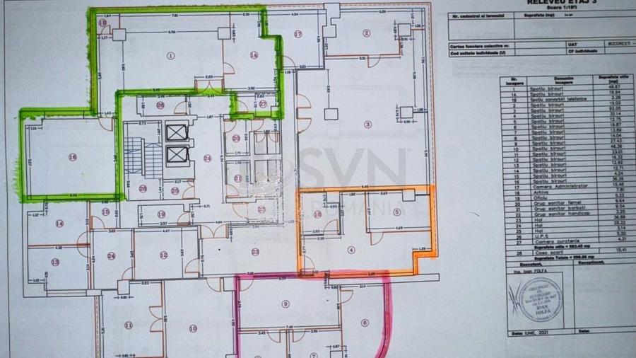 REC3001336 Spatiu de birouri 101 MP I De inchiriat I Cladire de birouri I Barbu - 10