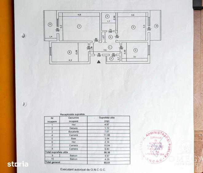 3 camere Podu Ros Etajul 3 - 14
