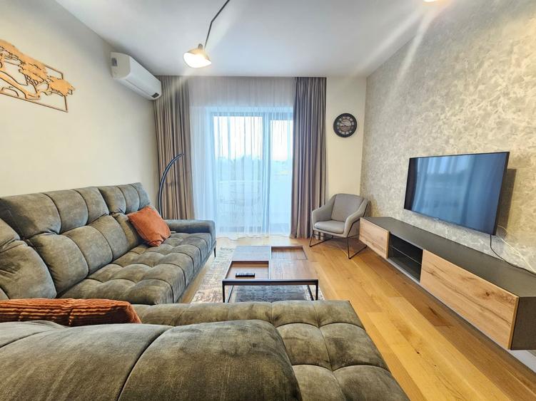 Apartament cu 2 camere decomandat, mobilat în Herăstrău