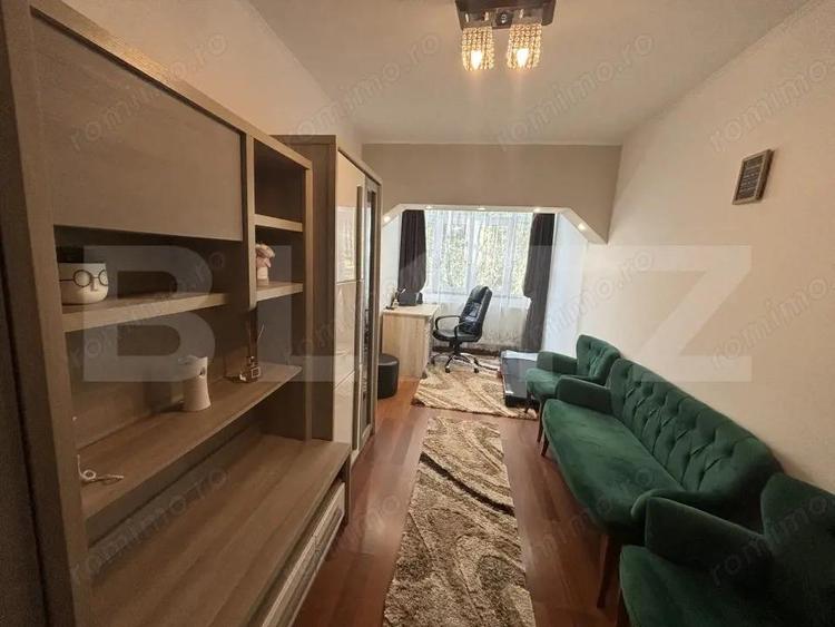 Apartament cu 3 camere semidecomandat, mobilat în Micro 14