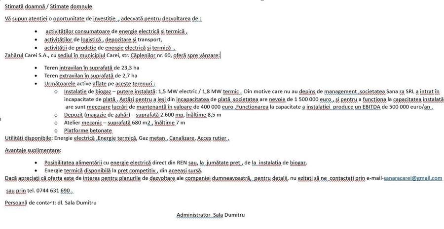 Spațiu comercial, de 260,000 mp, în Central