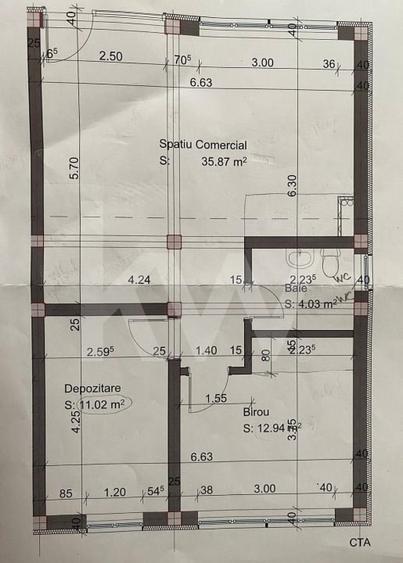 Spatiu finisat, 2 intrari, parcare – Doamna Stanca–Dedeman, disponibil acum - 1