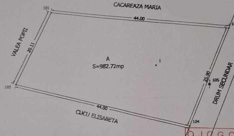 Teren intravilan de vanzare - 982 mp - Fedelesoiu - 2