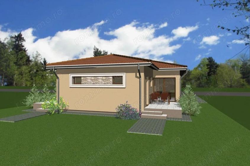 Duplex pe parter, 3 camere, 87 mp utili, teren 300 mp Urseni - 5