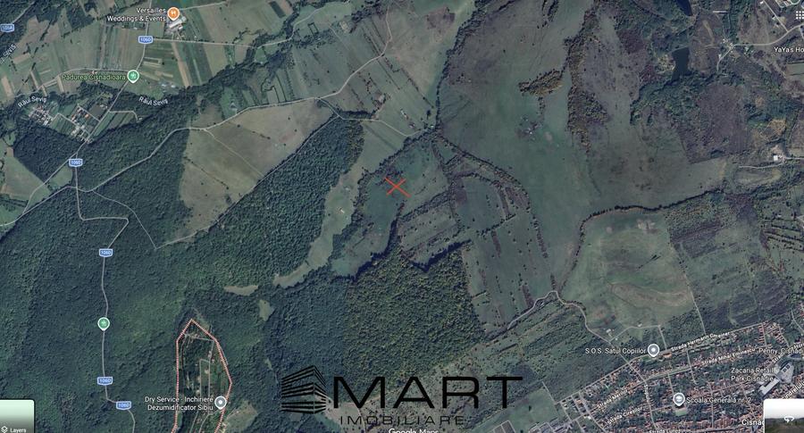 Teren extravilan agricol + fanata 21000mp Cisnadie - 2