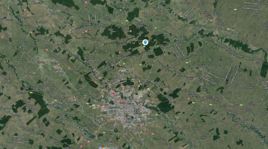 Teren intravilan(2200 mp/4500 mp) cu deschidere la autostrada A3! - 1