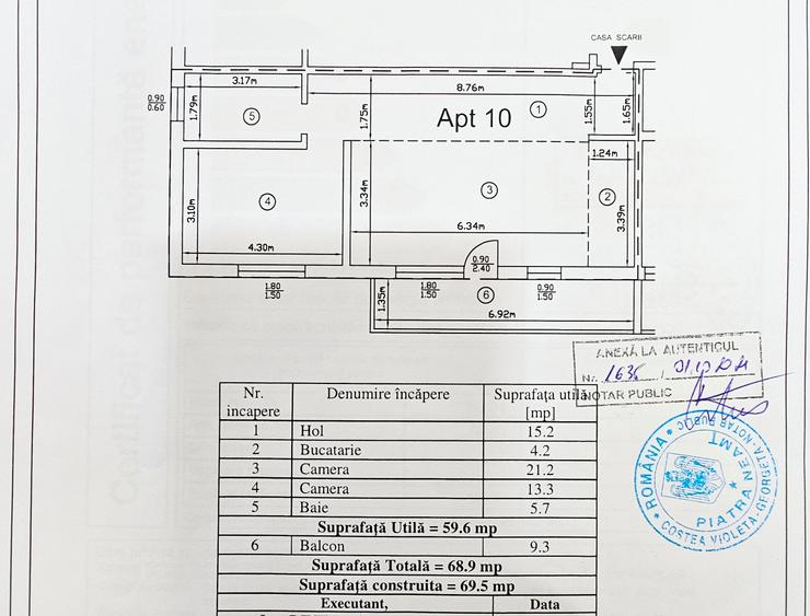 Apartament 2 camere decomandate, etaj 2, loc de parcare, bloc nou, zona Fermelor - 12