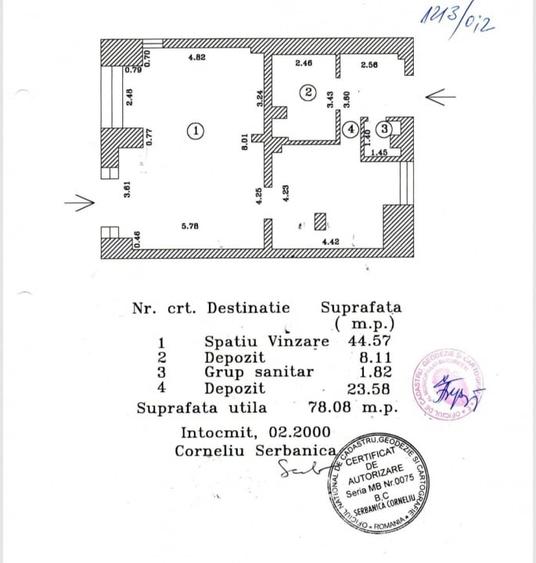 Vanzare SPATIU COMERCIAL cu / fara preluare chirias - ROND PIATA ALBA IULIA