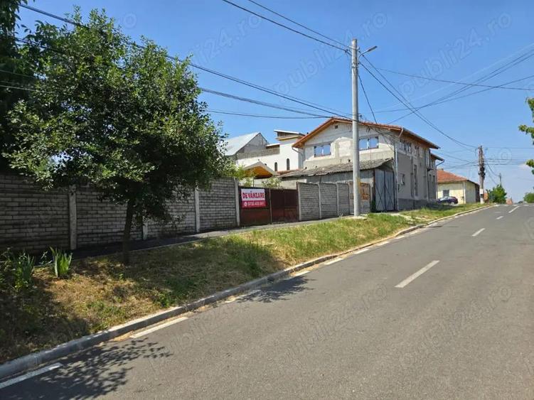 Vand teren intravilan in centrul Orasului Buzias strada Republicii cu toate utilitatile - 5